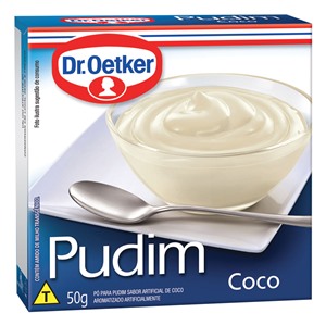 Pudim de coco Dr. Oetker 50g. Pudim de coco Dr. Oetker 50g.