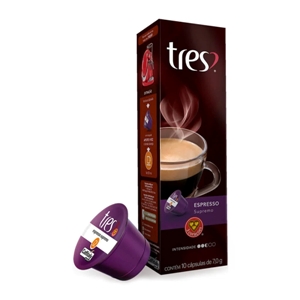 Cápsulas de café expresso supremo 3 Corações 70g Cápsulas de café expresso supremo 3 Corações 70g