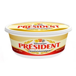 Manteiga extra sem sal Président pote 200g. Manteiga extra sem sal Président pote 200g.