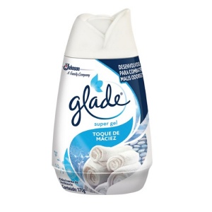 Odorizador em gel Toque de Maciez Glade 170g. Odorizador em gel Toque de Maciez Glade 170g.