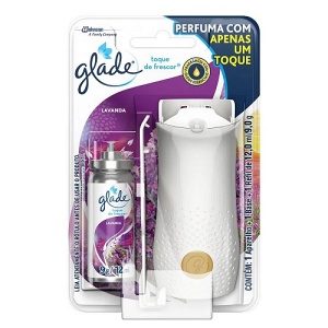 Odorizador de ambiente Glade Toque de Frescor Lavanda aparelho + refil 12 mL Odorizador de ambiente Glade Toque de Frescor Lavanda aparelho + refil 12 mL