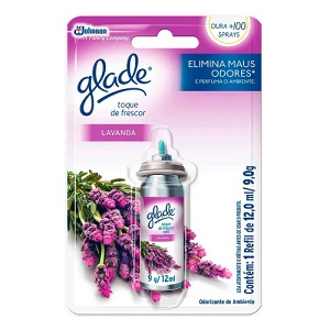 Odorizador de ambiente Glade Toque de Frescor Lavanda refil 12ml Odorizador de ambiente Glade Toque de Frescor Lavanda refil 12ml