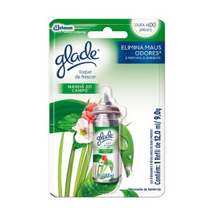 Odorizador de ambiente Glade Toque de Frescor Manhã do Campo refil 12ml Odorizador de ambiente Glade Toque de Frescor Manhã do Campo refil 12ml