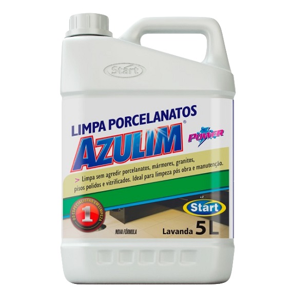 Limpador de porcelanato power lavanda Azulim 5 lts Limpador de porcelanato power lavanda Azulim 5 lts
