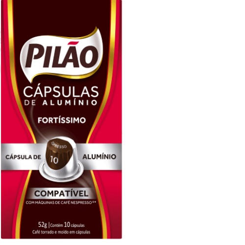 Cápsulas Café Pilão Fortíssimo 52g Cápsulas Café Pilão Fortíssimo 52g
