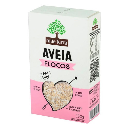 Aveia em flocos Mãe Terra 170g Aveia em flocos Mãe Terra 170g