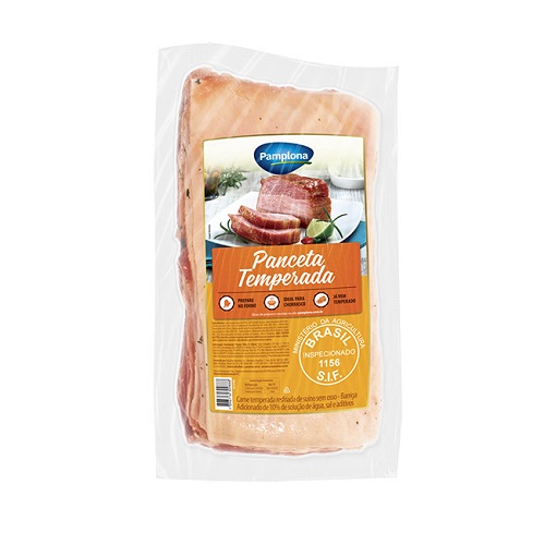 Panceta Suína Temperada Pamplona 1 kg Panceta Suína Temperada Pamplona 1 kg