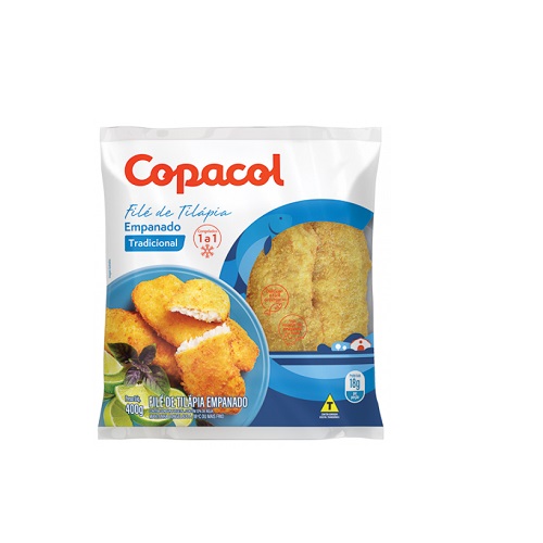 Filé De Tilápia Copacol Tradicional 400g Filé De Tilápia Copacol Tradicional 400g