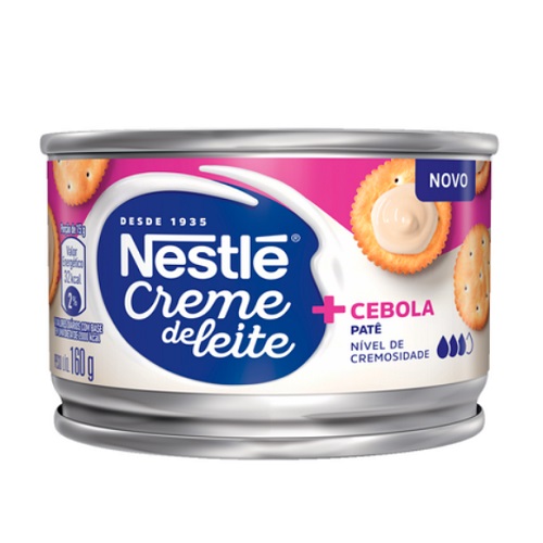 Patê Creme de Leite Cebola Nestlé 160g Patê Creme de Leite Cebola Nestlé 160g